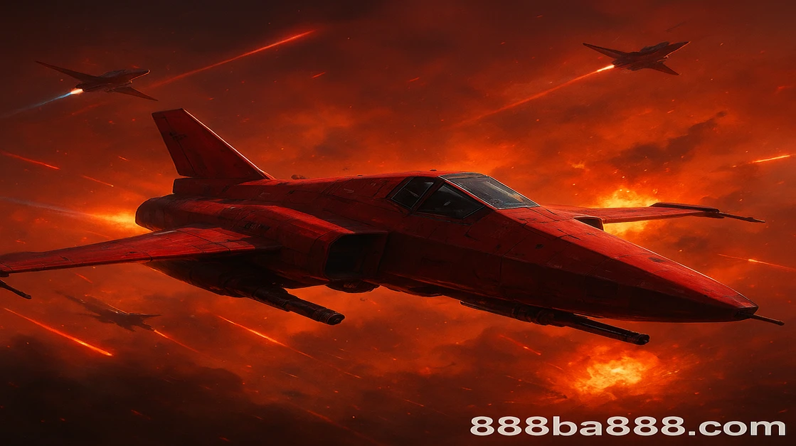 ba888 Aviator গেমটি একটি তীব্র বিমানযুদ্ধের দৃশ্য উপস্থাপন করে, যেখানে যোদ্ধা বিমান ও বিস্ফোরণময় অ্যাকশন গেমিং-উত্তেজনা প্রকাশ করে।